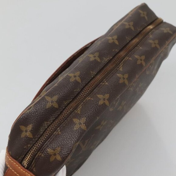 LOUIS VUITTON Monogram Compiegne 28 Clutch Bag M51845 LV Auth 129666 - Picture 7 of 16